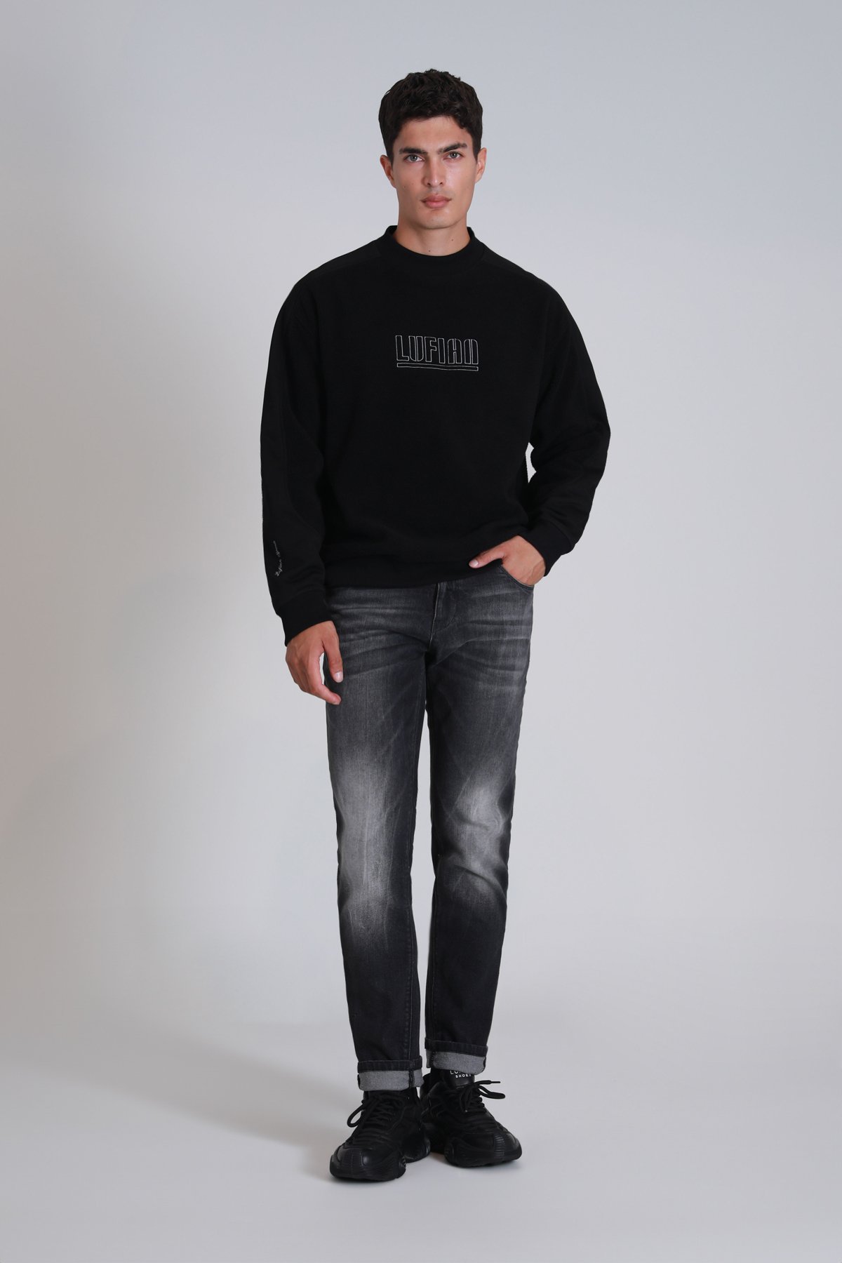 Thomas Smart Jeans Herrenhosen Slim Fit Grau - LUFIAN