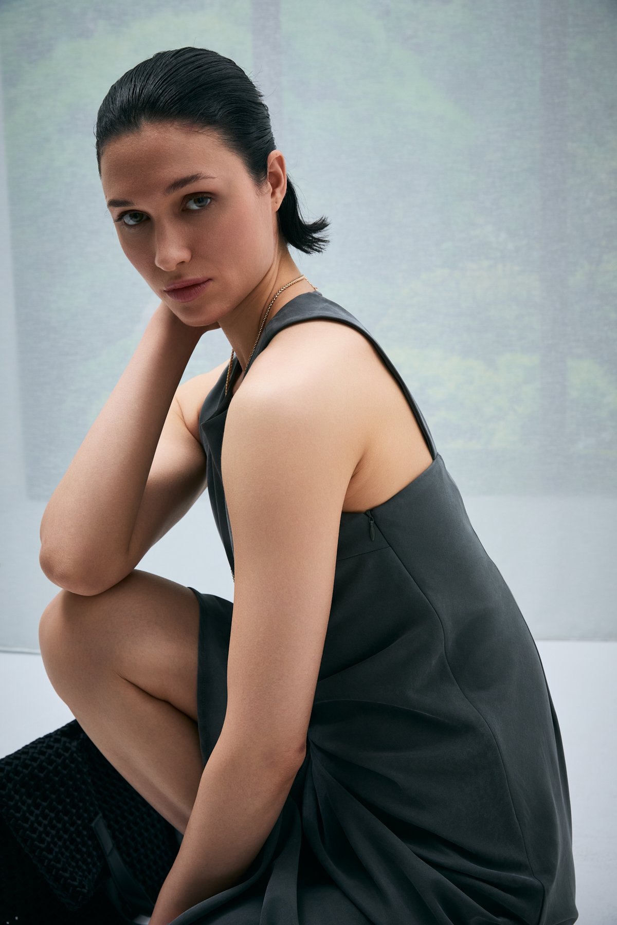 Tına Damenkleid in Grün - LUFIAN