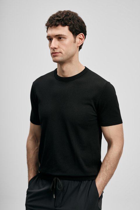 Tıno Herren Modal Blend Pullover Schwarz - LUFIAN