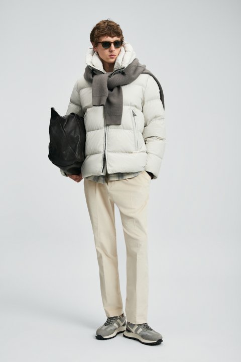 Tommy Herren-Daunenjacke Stein - Lufian