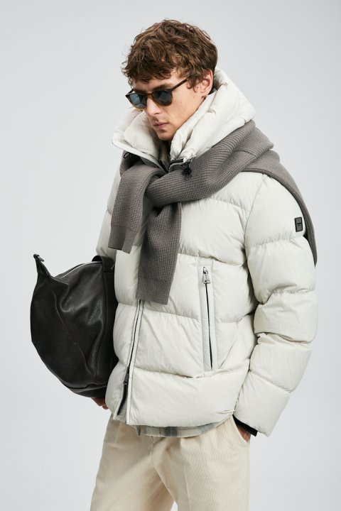 Tommy Herren-Daunenjacke Stein - Lufian