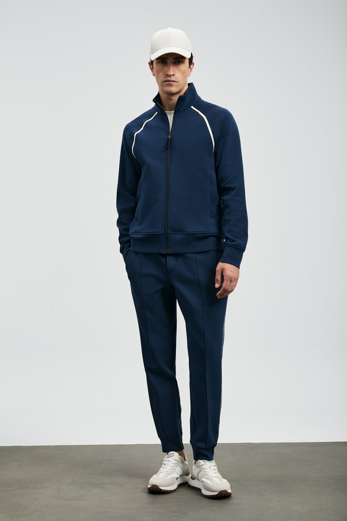 Tyson Herren-Jogginghosen Marineblau - LUFIAN (1)
