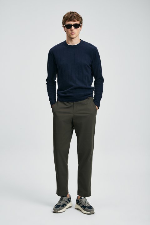 Kent Herrenpullover Marineblau - LUFIAN (1)