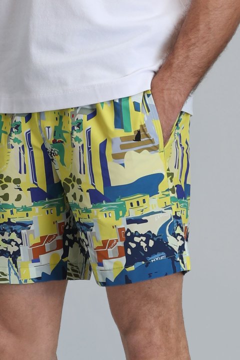 Vıev Herren-Schwimmshorts Gelb - LUFIAN