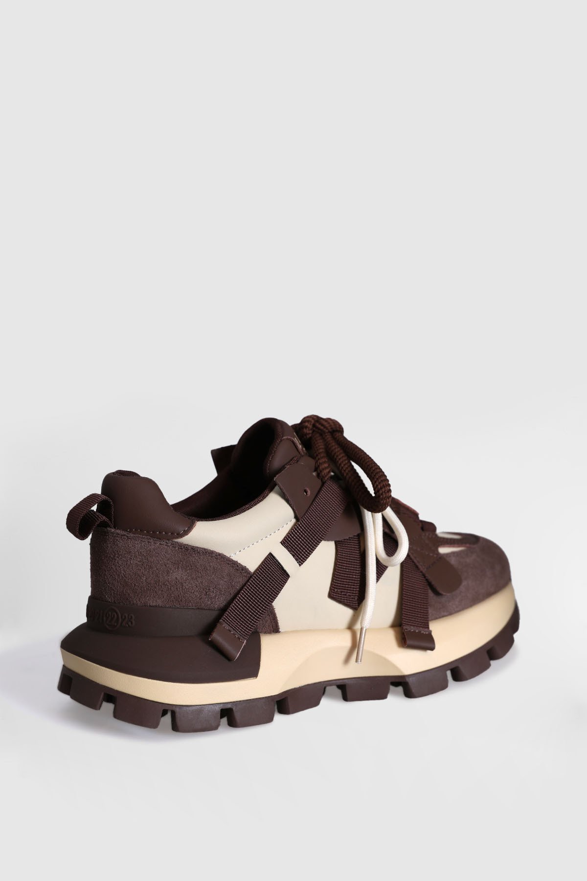 Yoko Damen-Sneakerschuhe Braun - LUFIAN (1)