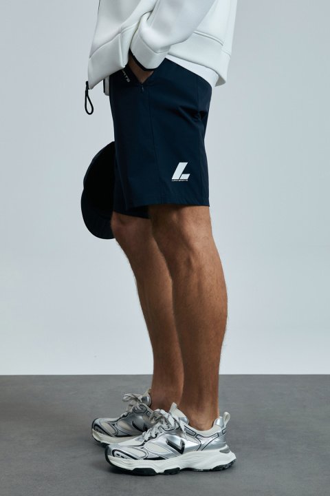 Second Herrenshorts Trainingsanzug Marineblau - LUFIAN