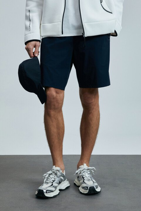 Second Herrenshorts Trainingsanzug Marineblau - LUFIAN