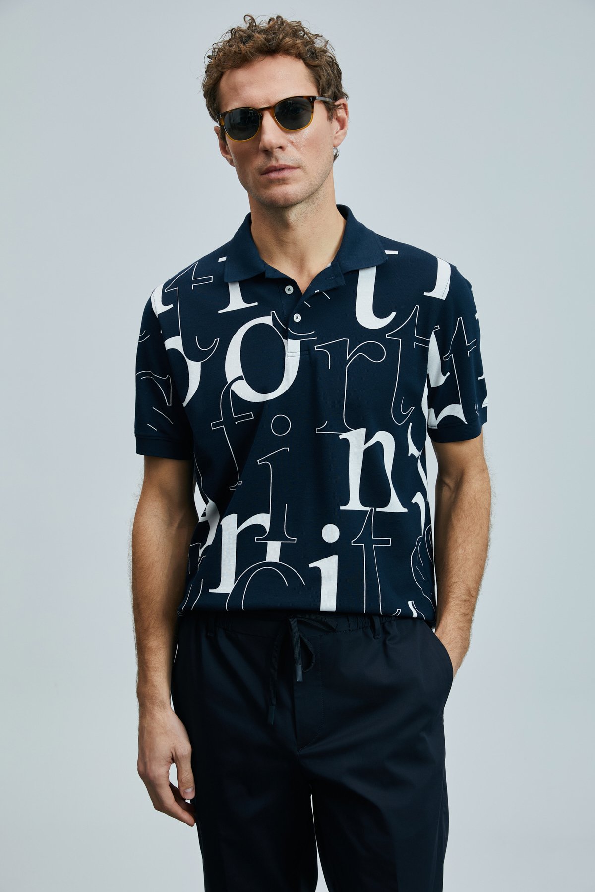 Dıamond Smart Erkek Polo Tişört Lacivert - Lufian