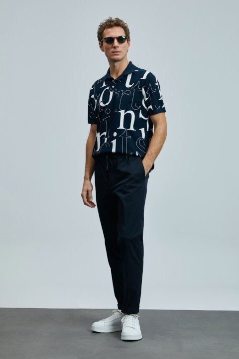 Dıamond Smart Erkek Polo Tişört Lacivert - Lufian (1)