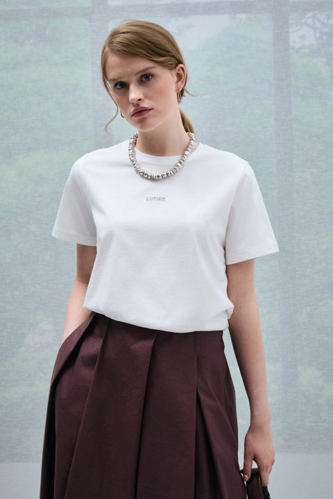 Dıdo Kadın T- Shırt Kırık Beyaz - Lufian