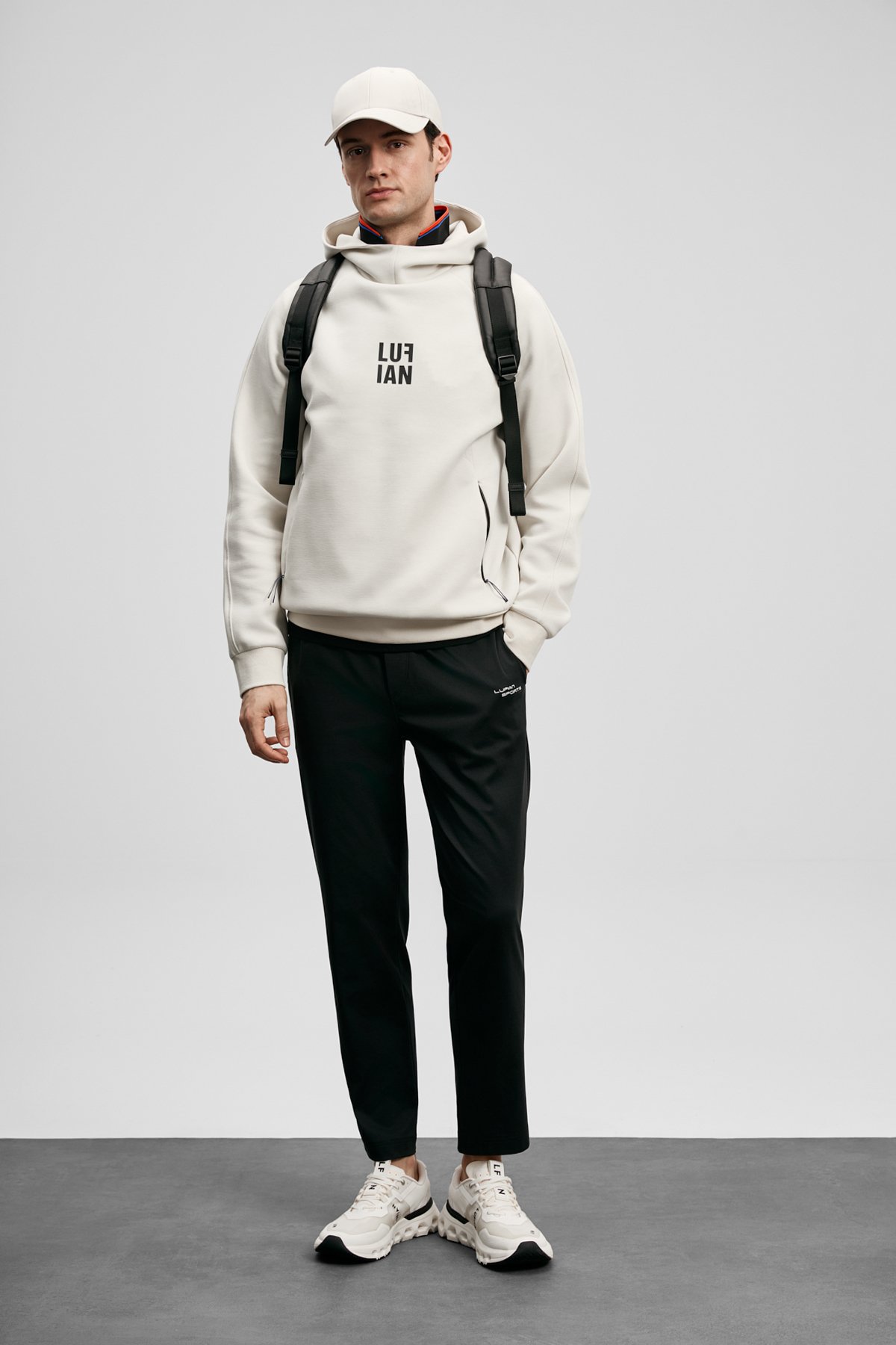 Male Tracksuit Six Black - Lufian