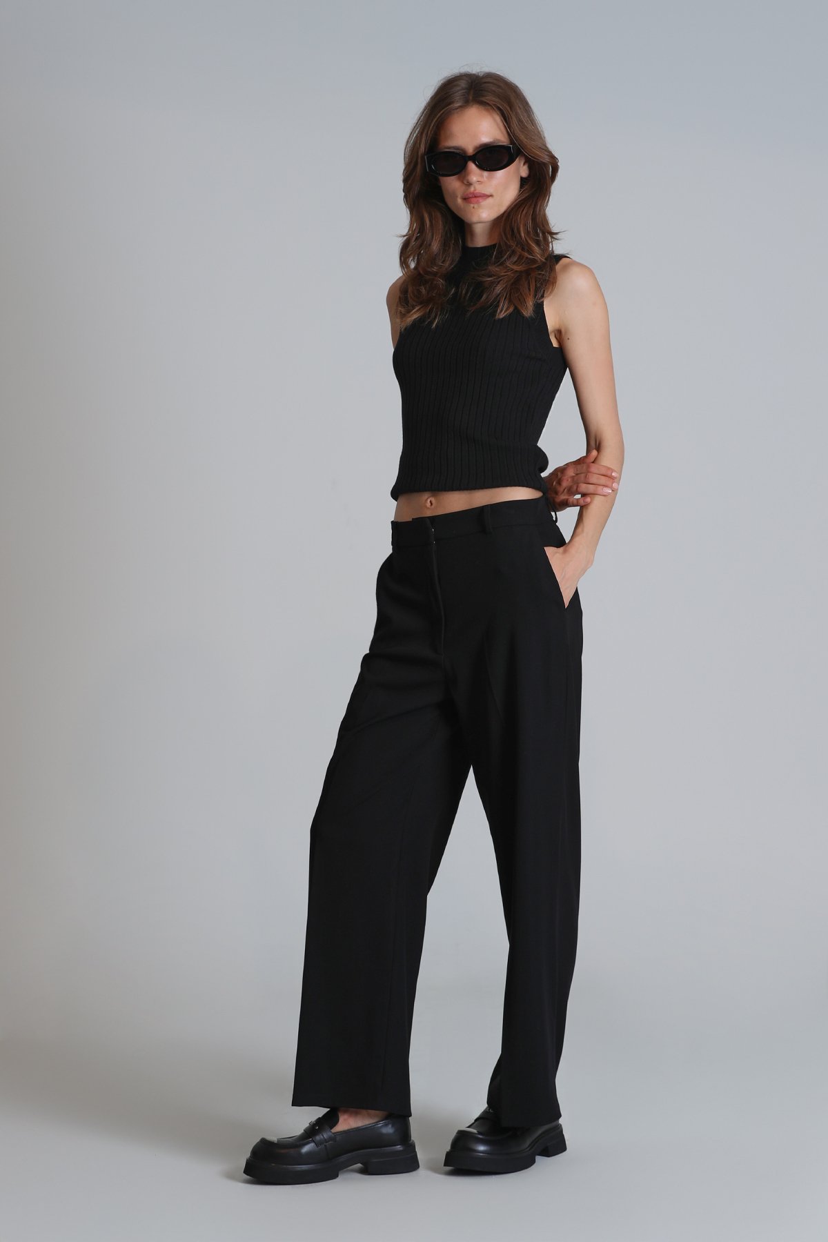 Dına Women's Sweater Black - LUFIAN (1)
