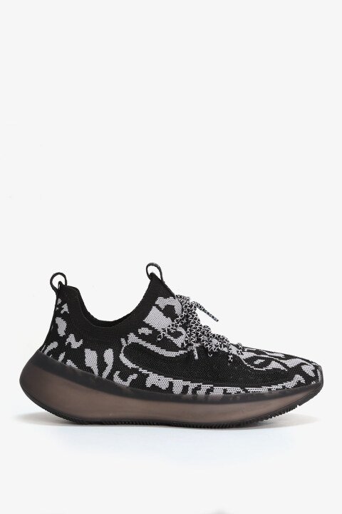 Diverso Knitwear Sneakers Black - Lufian