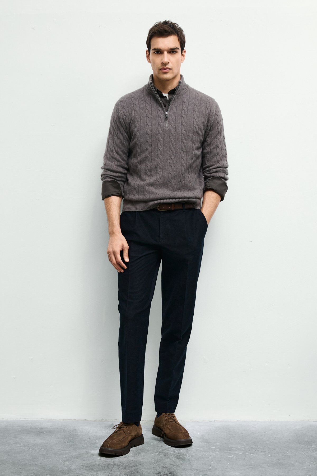 Mens Sweater Mınk - LUFIAN