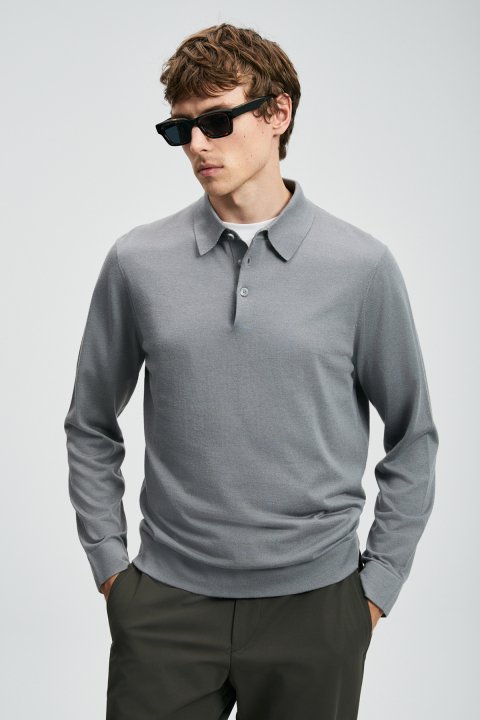Donald Men's Sweater Gray - LUFIAN