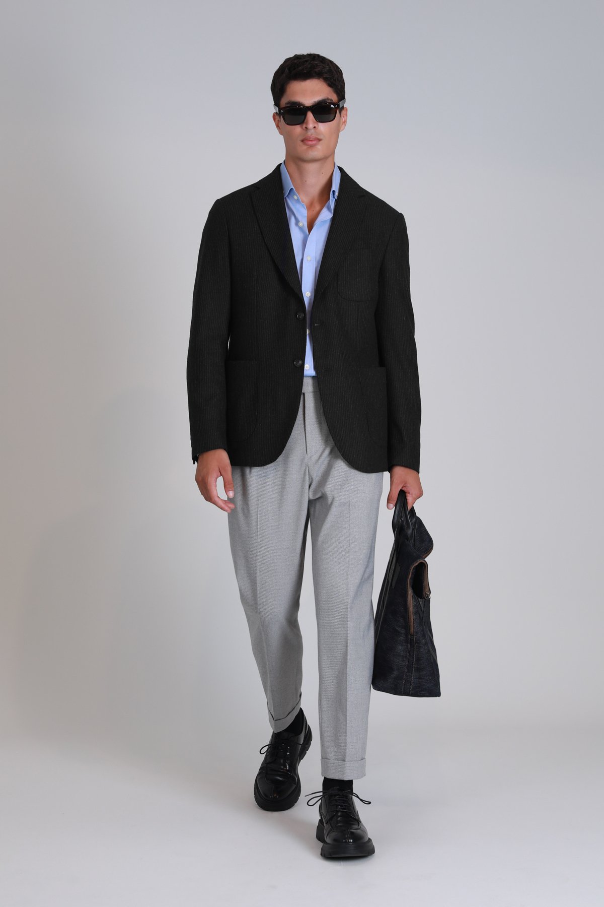 Dor Spor Erkek Blazer Ceket Slim Fit Siyah - Lufian (1)