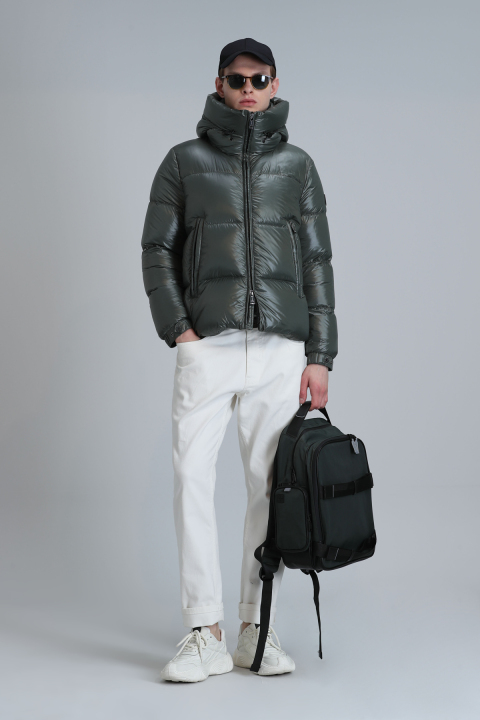 Dougles Kaz Tüyü Erkek Mont Haki - Lufian (1)