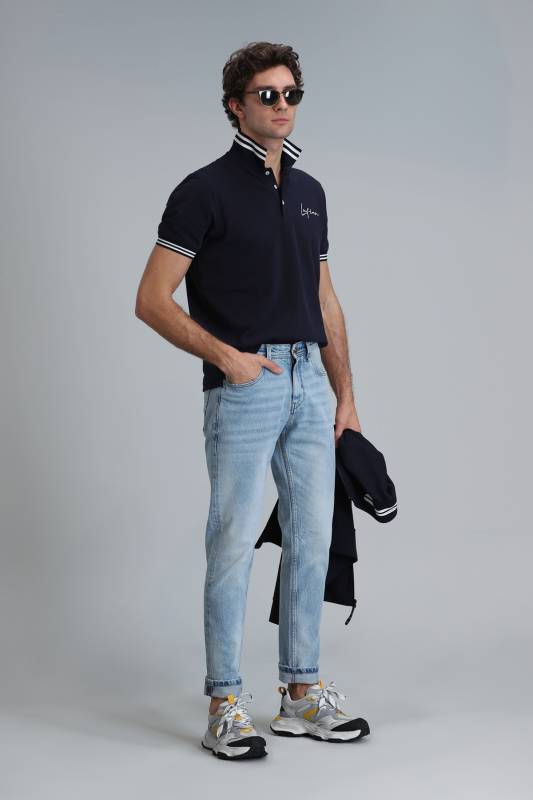 Dukas Smart Jean Erkek Pantolon Slim Fit Mavi - 3