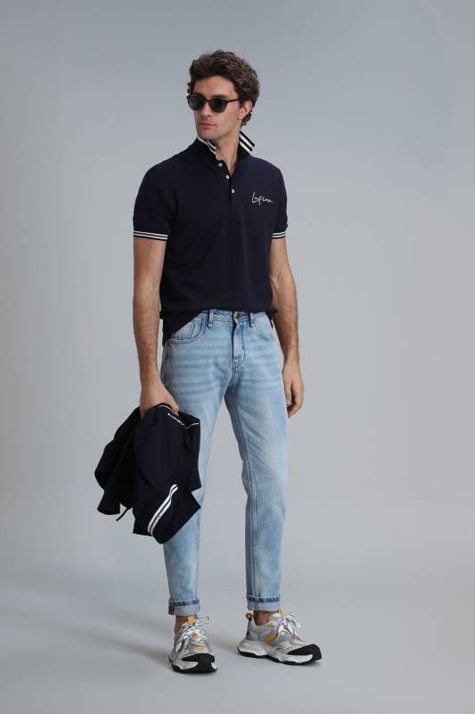 Dukas Smart Jean Erkek Pantolon Slim Fit Mavi - 4