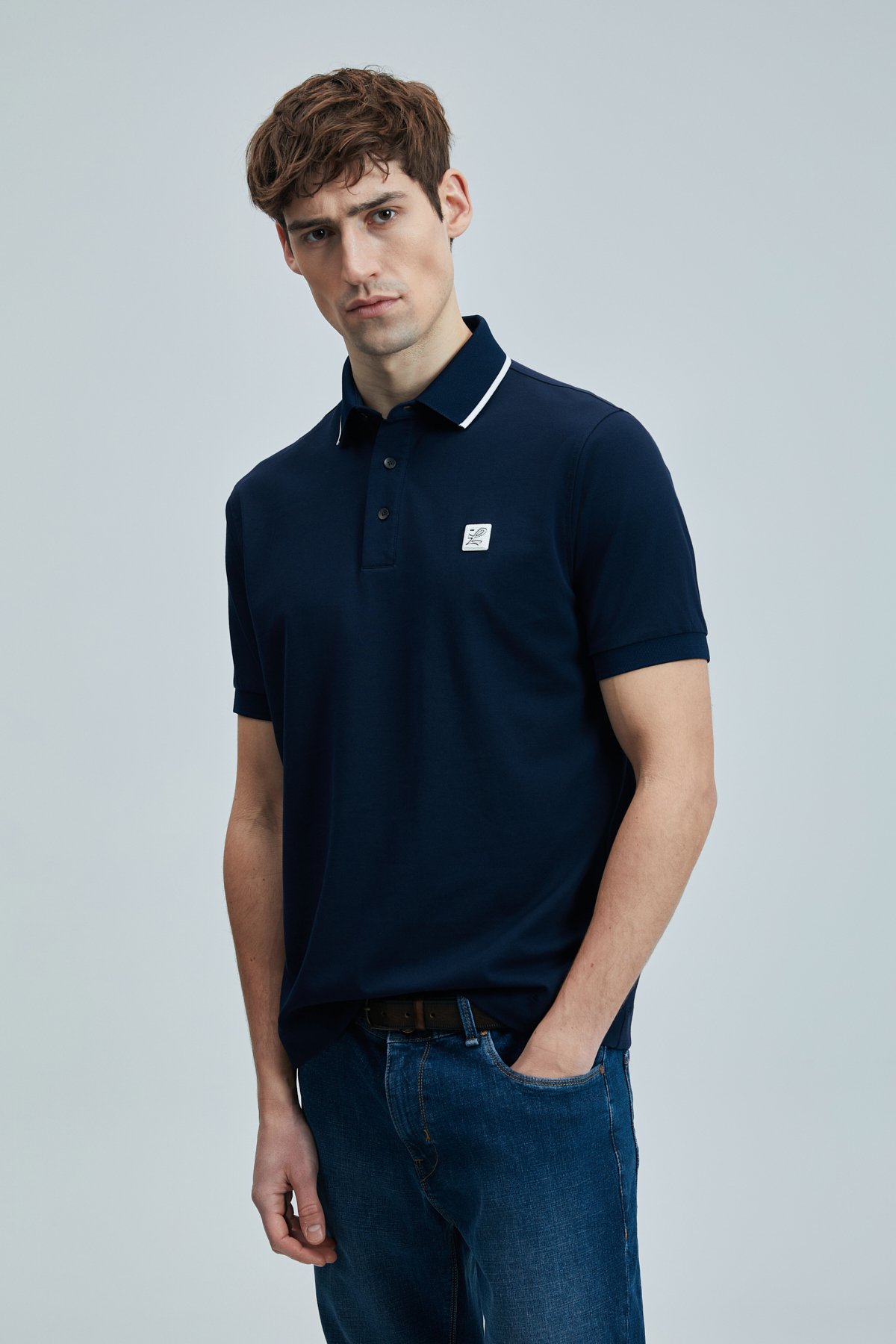 Echo Smart Erkek Polo Tişört Lacivert - Lufian (1)