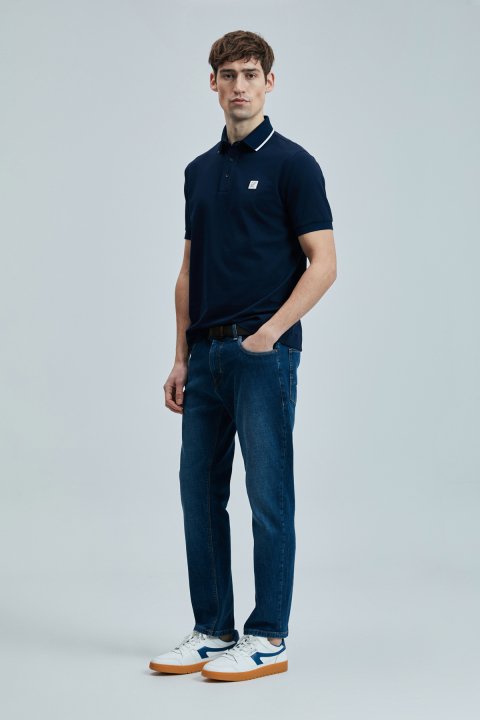 Echo Smart Erkek Polo Tişört Lacivert - Lufian