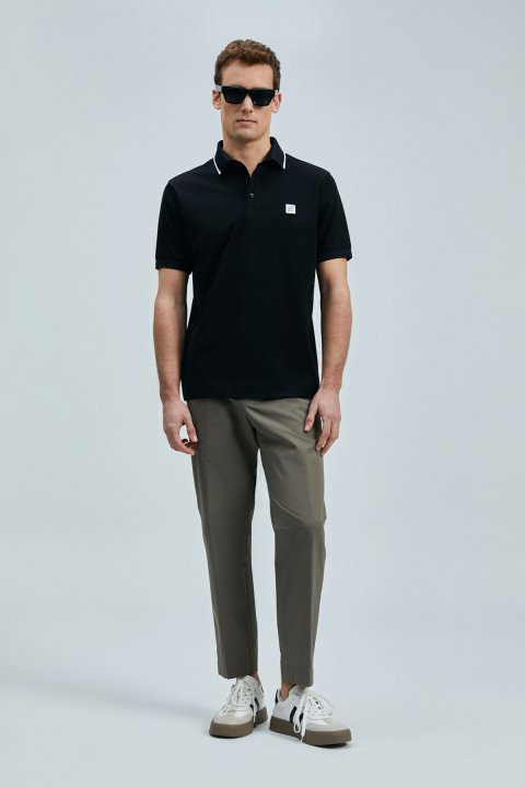 Echo Smart Erkek Polo Tişört Siyah - Lufian (1)