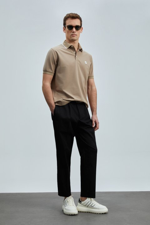 Echo Smart Erkek Polo Tişört Toprak - Lufian
