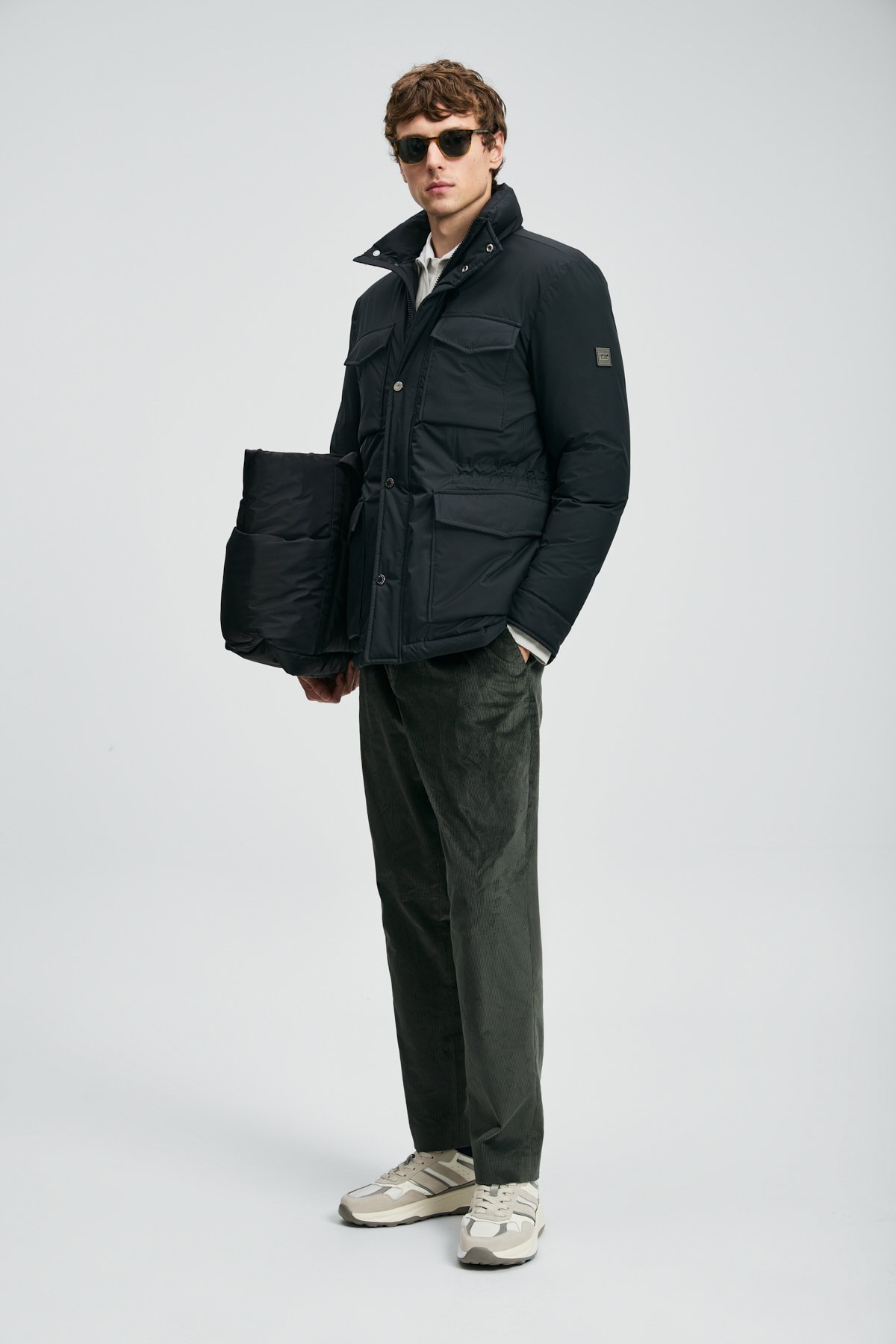 Edgar Kaz Tüyü Erkek Mont Siyah - Lufian (1)