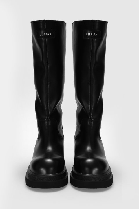 Edna Kadın Deri Bot Siyah - Lufian