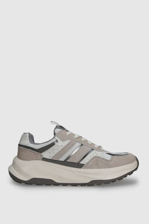 Eduard Erkek Deri Sneaker Ayakkabı Beyaz - LUFIAN