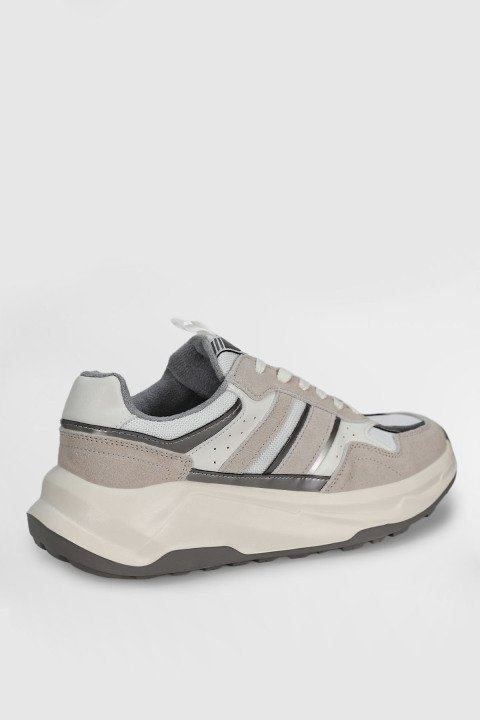 Eduard Erkek Deri Sneaker Ayakkabı Beyaz - LUFIAN