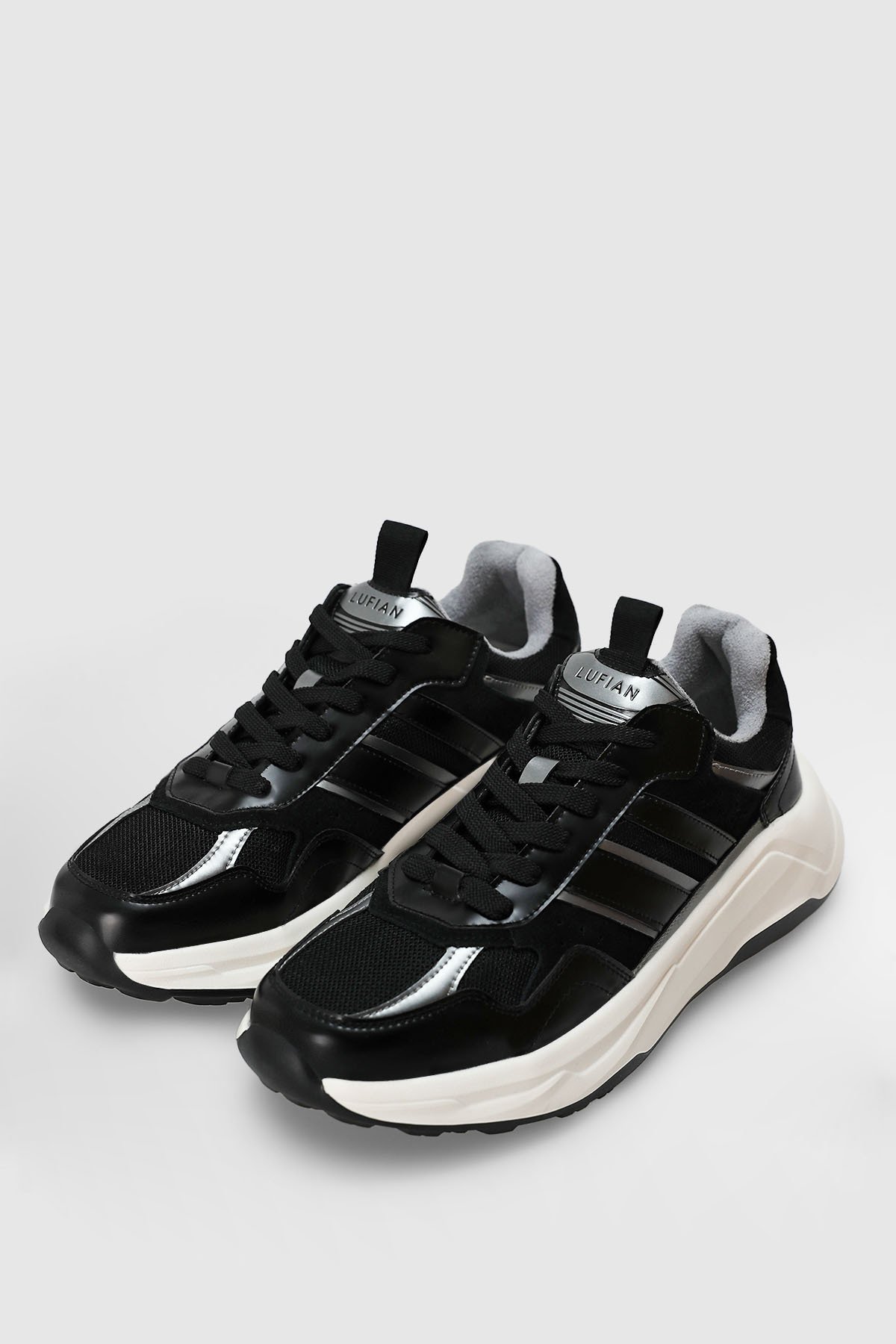 Eduard Erkek Deri Sneaker Ayakkabı Siyah - Lufian (1)