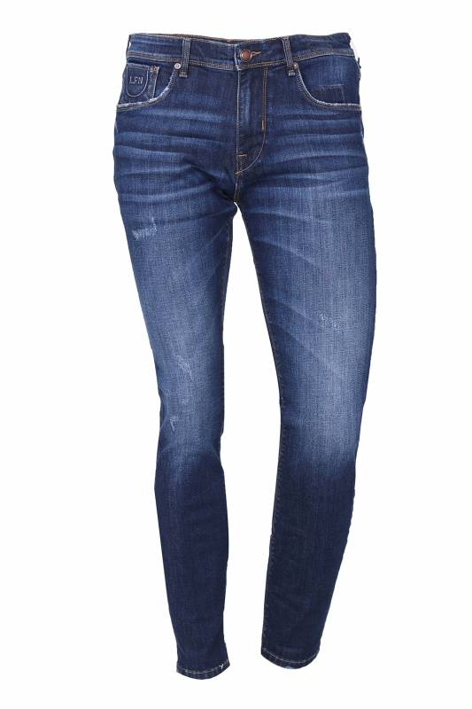 Elijah Smart Jean Erkek Pantolon Regular Fit İndigo - 1