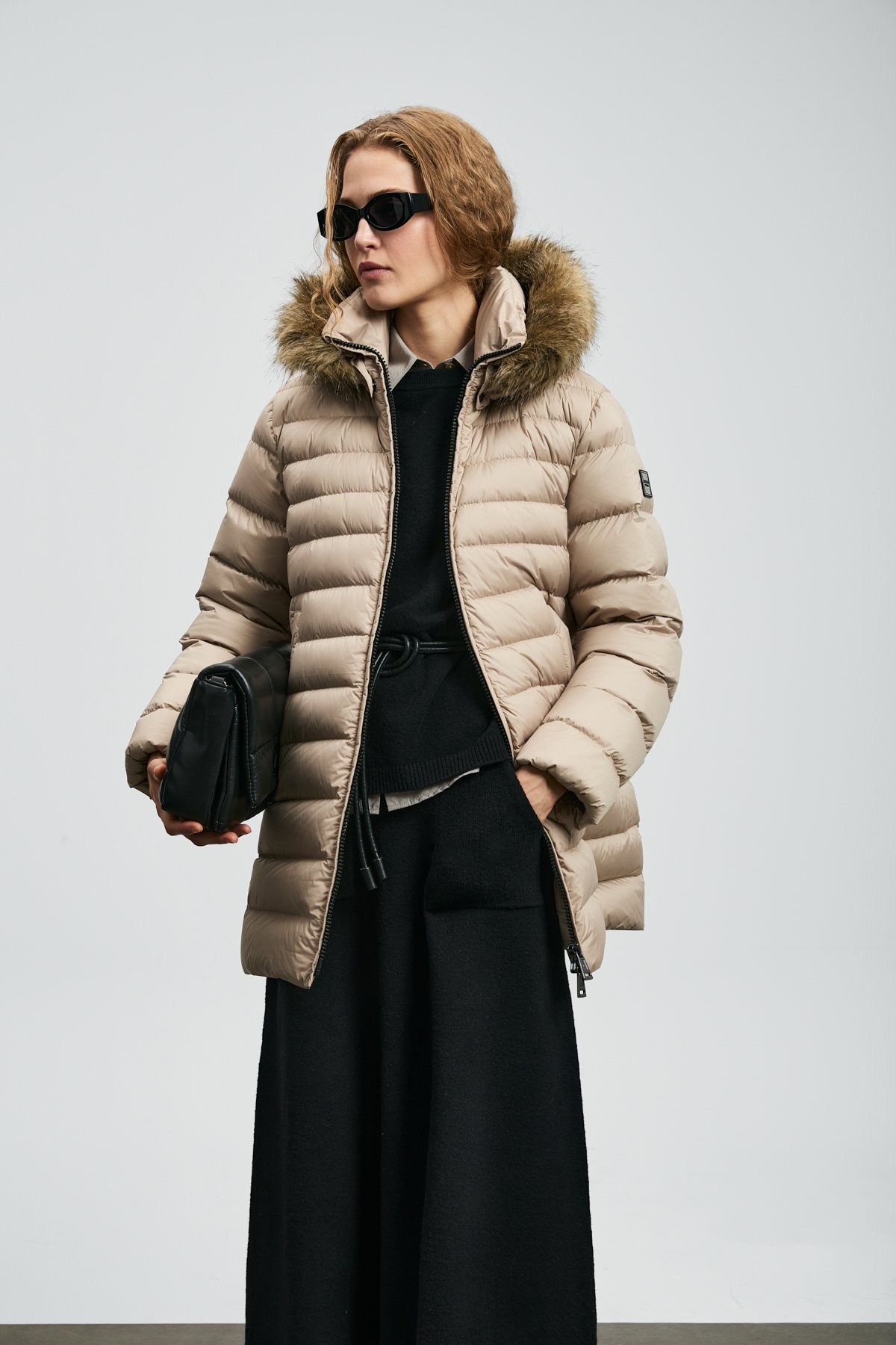 Kaztüyü Woman Coat Beıge - Lufian