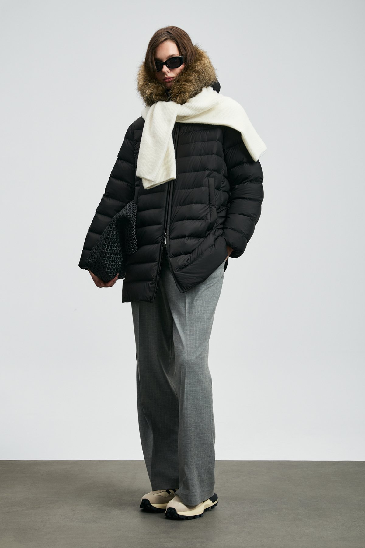 Kaztüyü Woman Coat Black - Lufian (1)