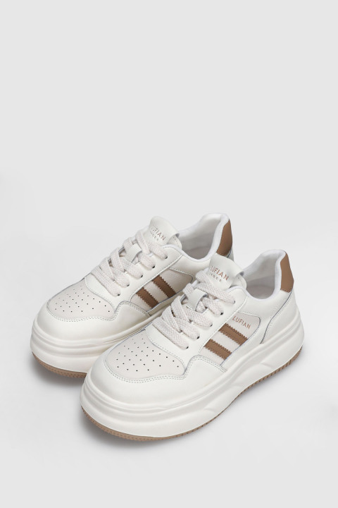 Elora Kadın Sneaker Ayakkabı Bej - Lufian