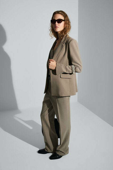 Elvıs Women's Jacket Regular Fit Mink - Lufian (1)
