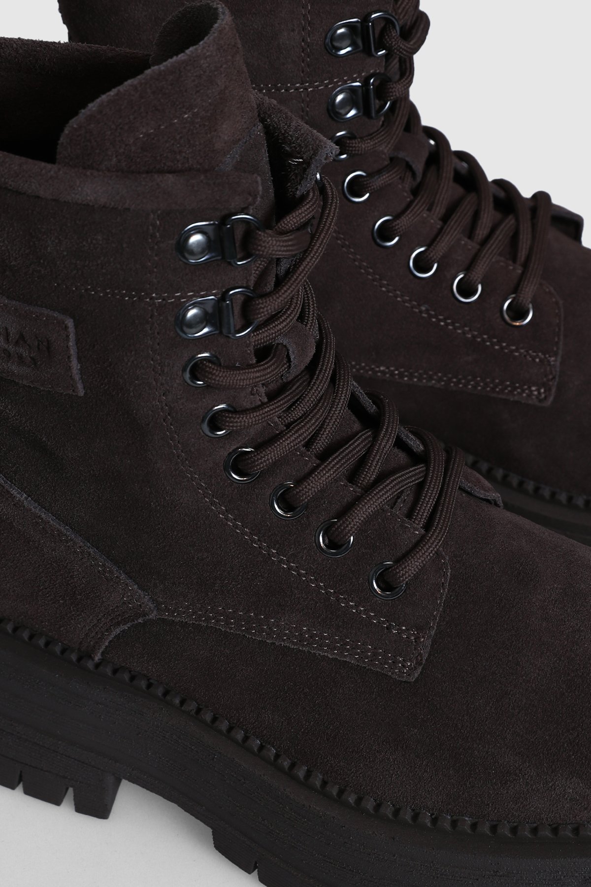 Ember Erkek Deri Bot Kahverengi - Lufian (1)