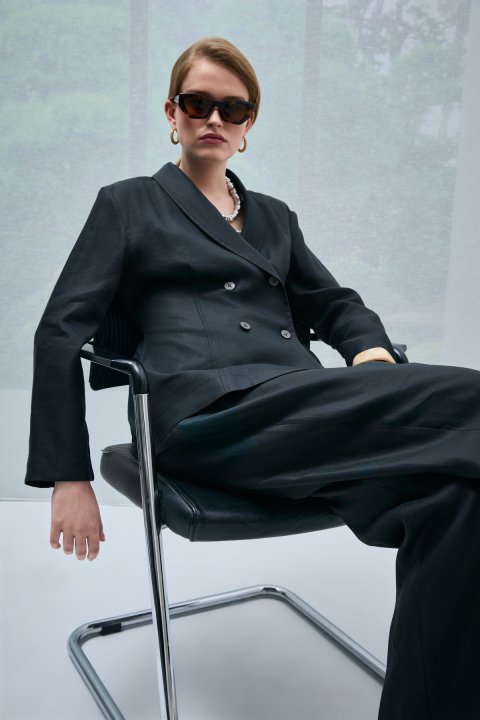 Emılıa Women's Jacket Black - Lufian (1)