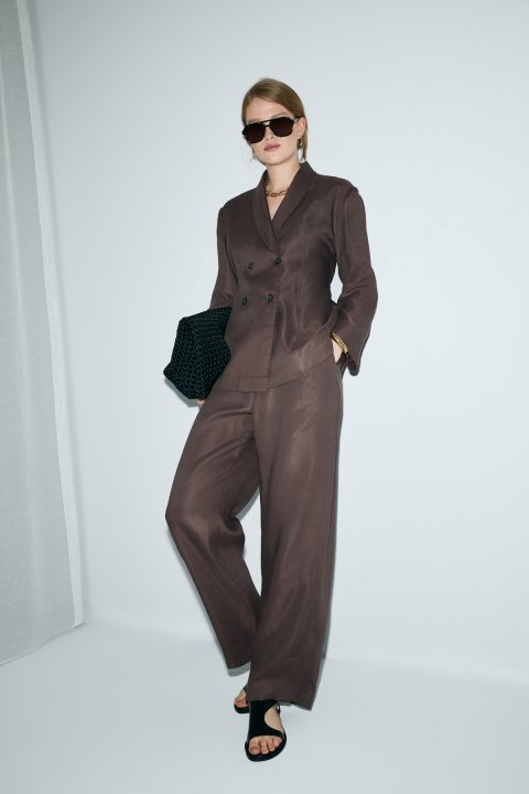 Emılıa Women's Jacket Brown - Lufian