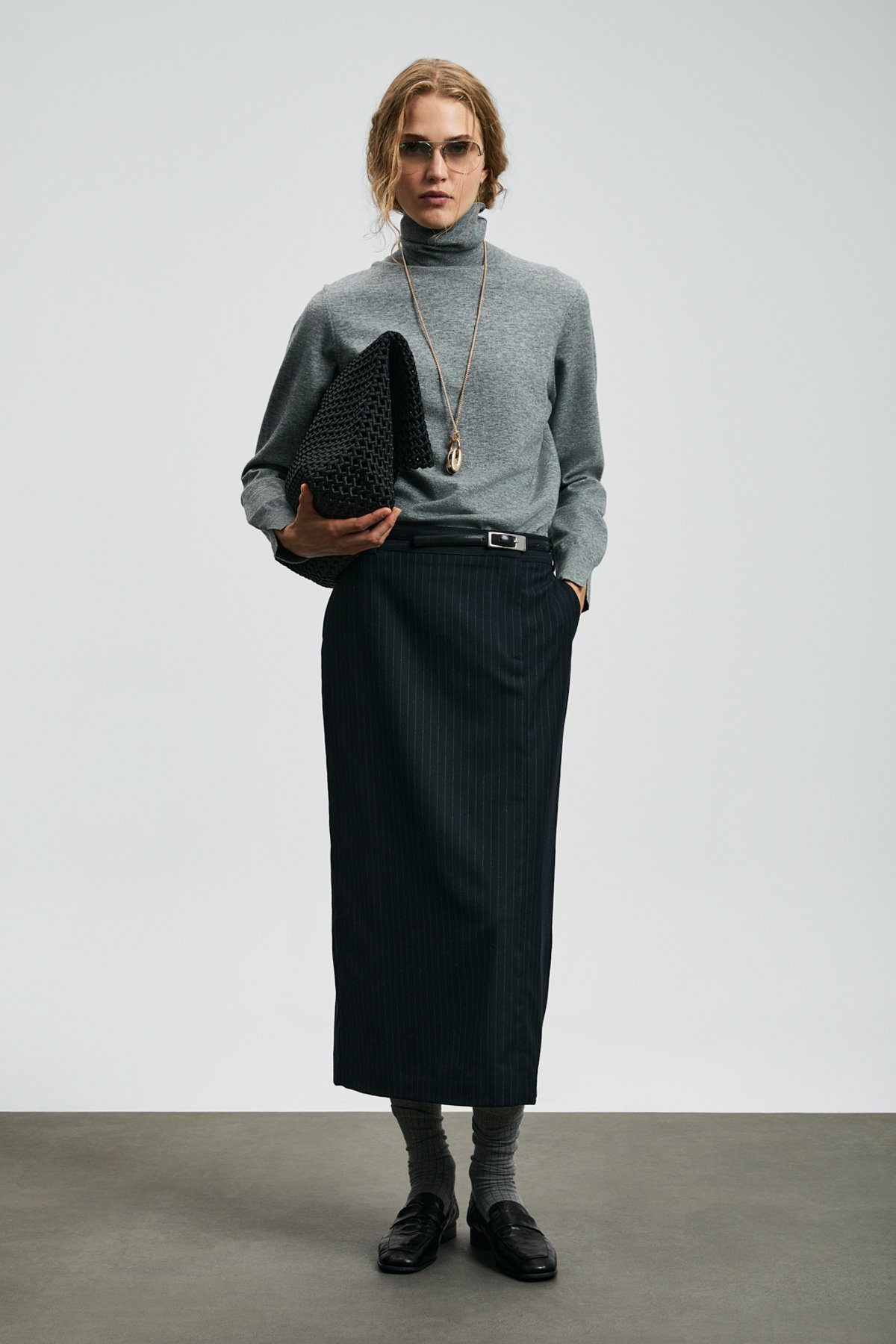 Emıly Kadın Etek Lacivert - Lufian