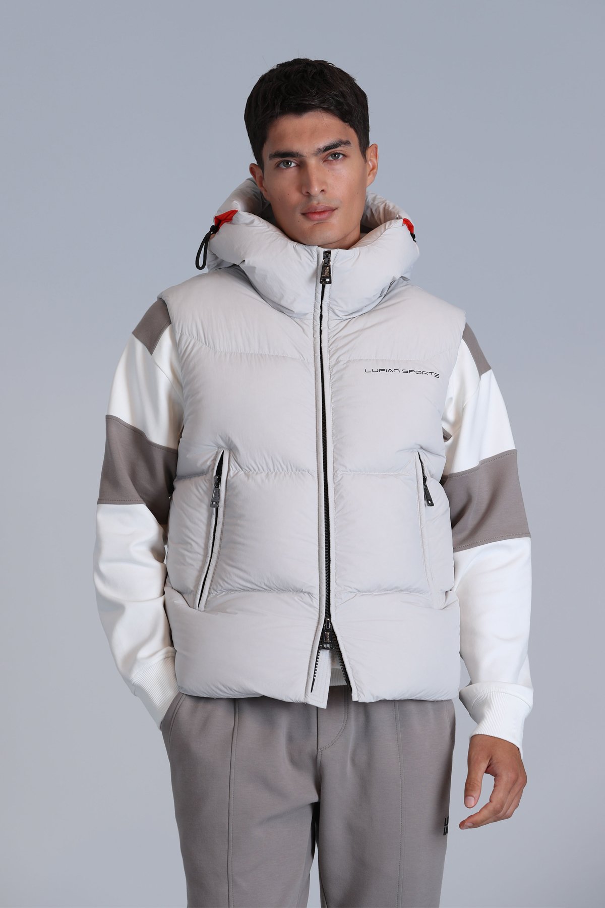 Emir Kaz Tüyü Erkek Yelek Taş - Lufian