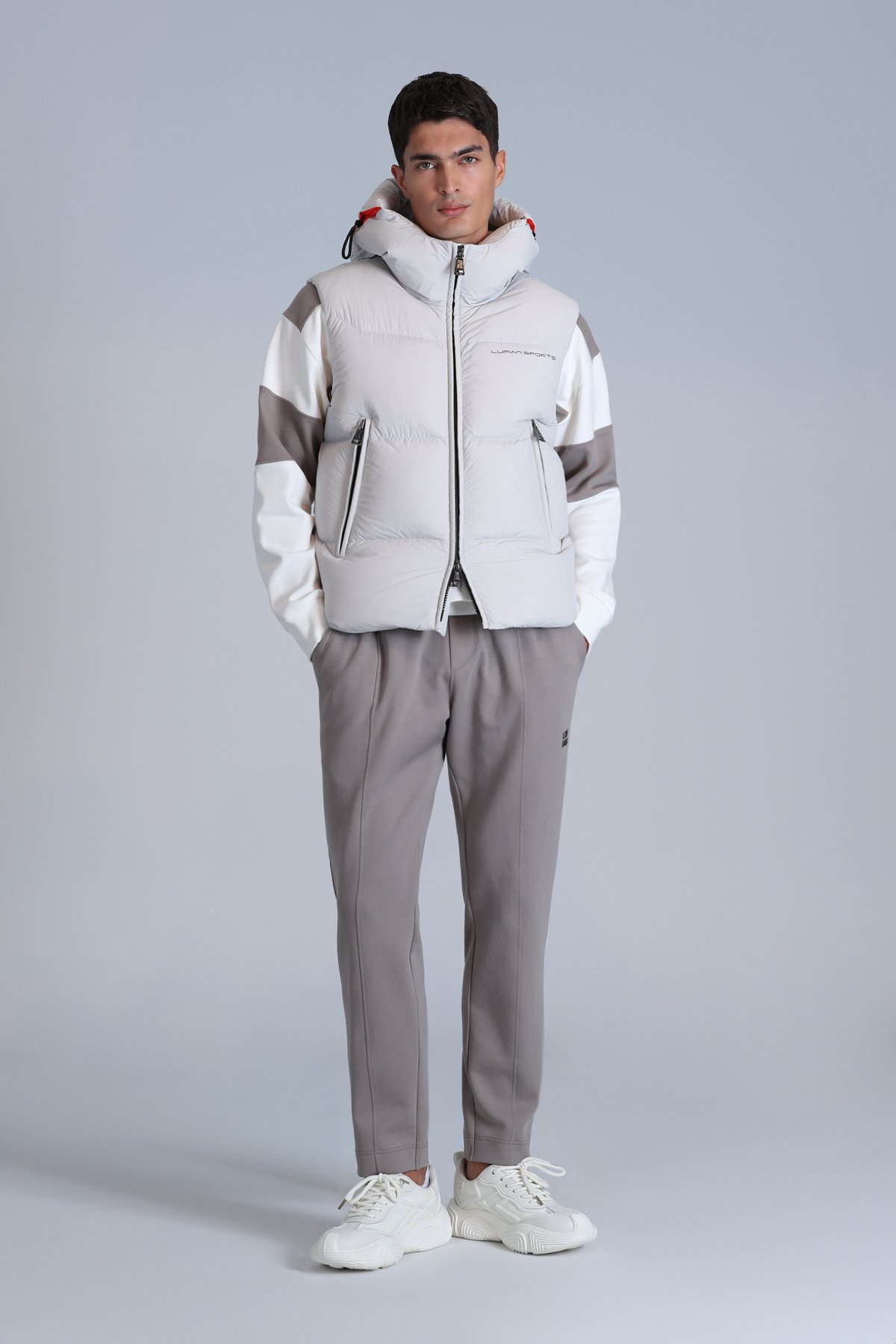 Emir Kaz Tüyü Erkek Yelek Taş - Lufian (1)