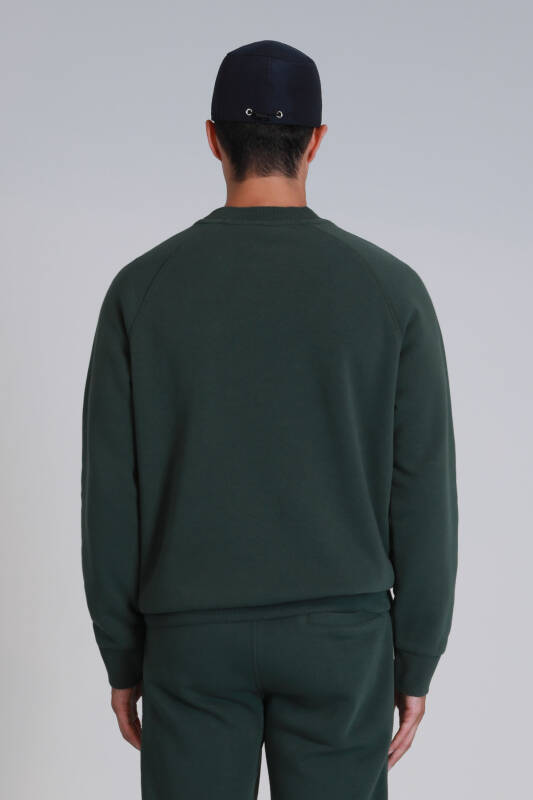 Dıego Erkek Sweatshirt Çimen Yeşili - 6