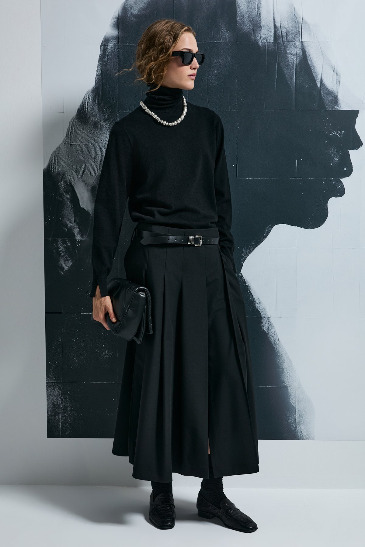 35% Acrylıc 27% Polyester 21%ptt 9% Nylon 6% Camel 2% Spandex Black - Lufian (1)