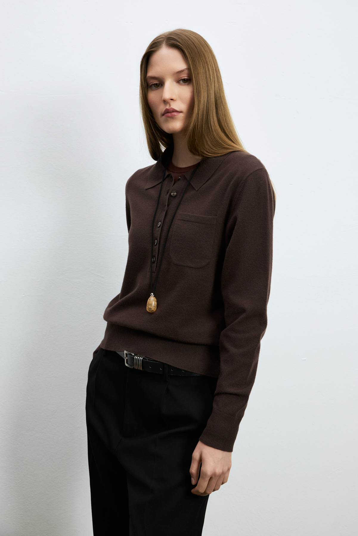 35% Acrylıc 27% Polyester 21%ptt 9% Nylon 6% Camel 2% Spandex Brown - LUFIAN