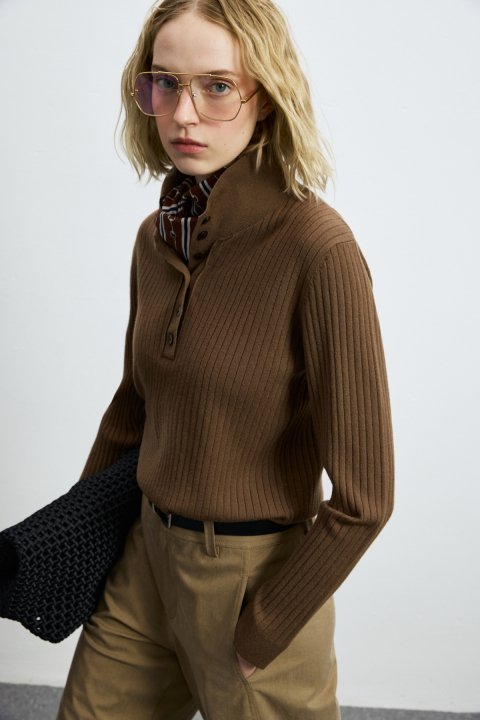 35% Acrylıc 27% Polyester 21%ptt 9% Nylon 6% Camel 2% Spandex Lıght Brown - LUFIAN