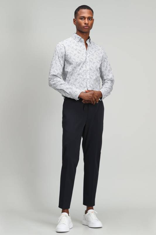 Abel Mens Smart Shirt Slım Fıt Sax - 4