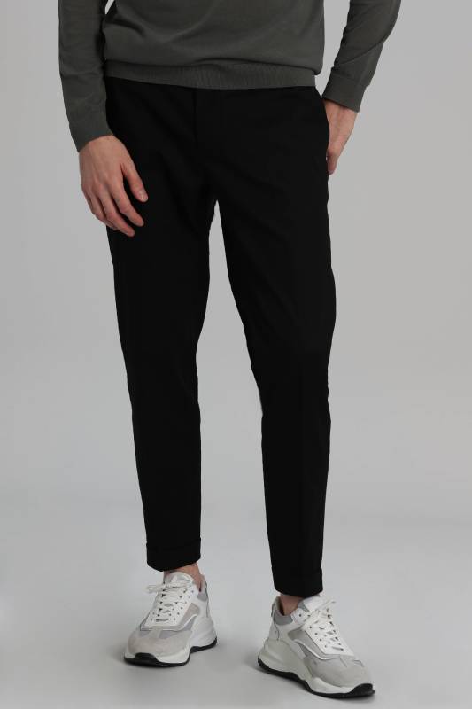 Aden Smart Mens Chino Pants Slım Fıt Black - 2