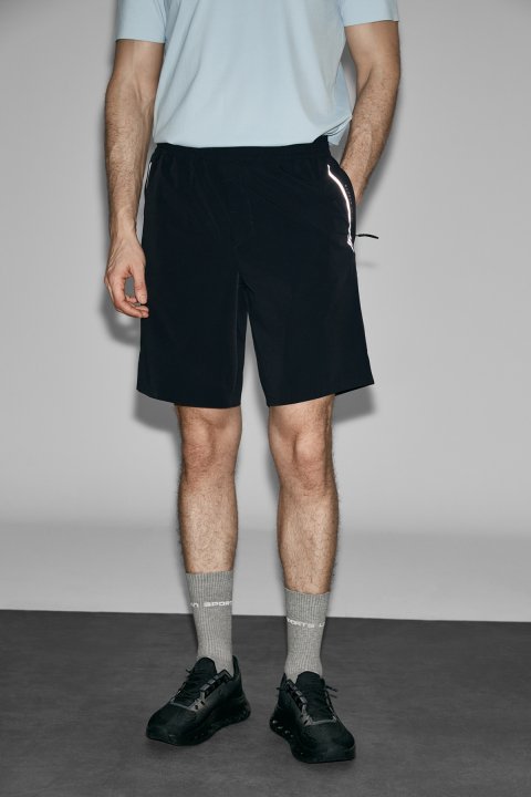 Aıron Men's Sports Shorts Black - LUFIAN